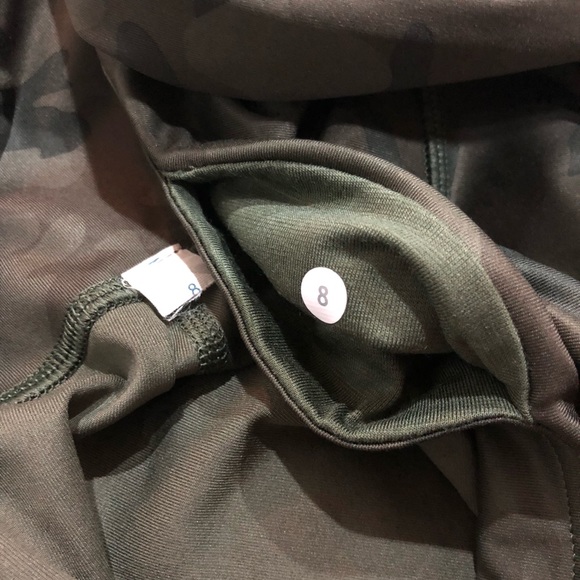 Lululemon Camo Wunder Under Leggings Medium 8 - Picture 7 of 7